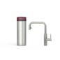 Preview: Quooker Flex Square | PRO3 | verchromt glänzend | sofort-Kochend-Wasserhahn